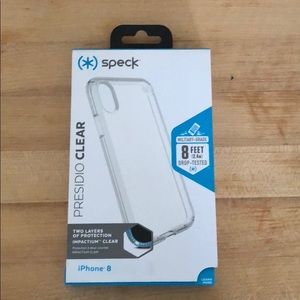 Clear SPECK iPhone Case (8/X)